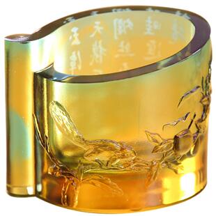 tittot琉园故宫文创琉璃摆件笔筒办公室妙笔生花轻奢高档商务礼品