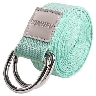 瑜伽专用伸展带纯棉瑜伽绳防驼背拉伸带开背辅助专业无弹力瑜伽带