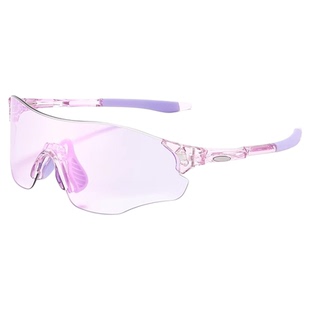 专业骑行跑步马拉松防风变色护目镜感光变色太阳镜男女自行车眼镜