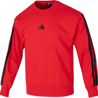 Adidas/阿迪达斯官方正品2025春季新款男士宽松保暖卫衣JE6373