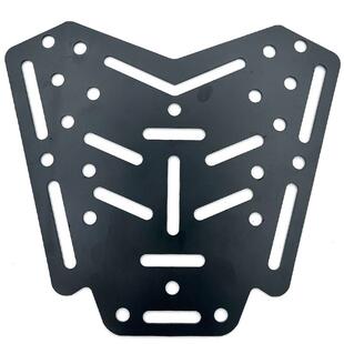 电动车尾箱改装配件不锈钢支架垫板摩托车后备箱安装底板防震抗压