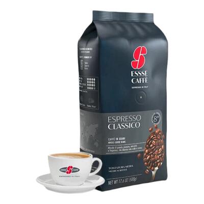 意大利原装进口艾瑟现磨咖啡豆中度烘焙意式浓缩拼配500g*4袋意式