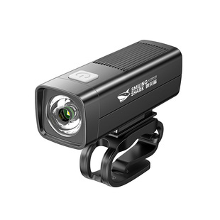 微笑鲨自行车灯夜骑山地公路夜间骑行装备车灯前灯儿童小便携防水