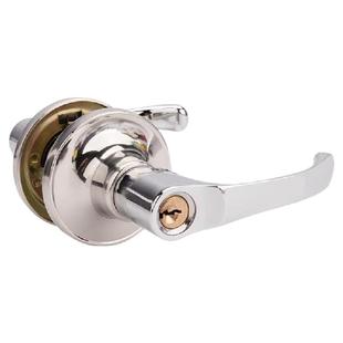 三杆执手球形塑钢门锁卫生间门锁通用型铝合金室内把手球型门锁