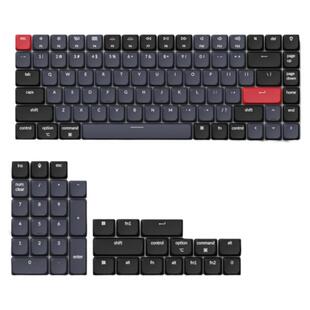 Keychron PBT热升华键帽OEM高度矮轴ABS透光机械键盘增补小全套