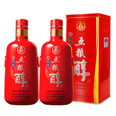五粮醇50度500ml*2瓶浓香型白酒