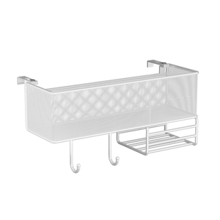 办公桌工位好物女生收纳整理神器桌面挂篮纸巾盒悬挂宿舍台面隔板