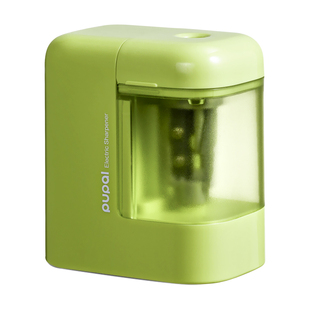 得力电动自动削笔刀儿童小学生专用卷笔转笔刀男孩铅笔刀削笔器女孩素描刨笔机旋绞笔刀销笔修笔儿童学习用品