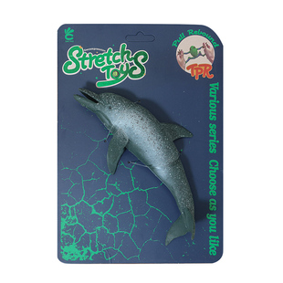 仿真海洋动物硅胶软胶海豚鲨鱼模型大白鲨捏捏玩具大鲵儿童礼物