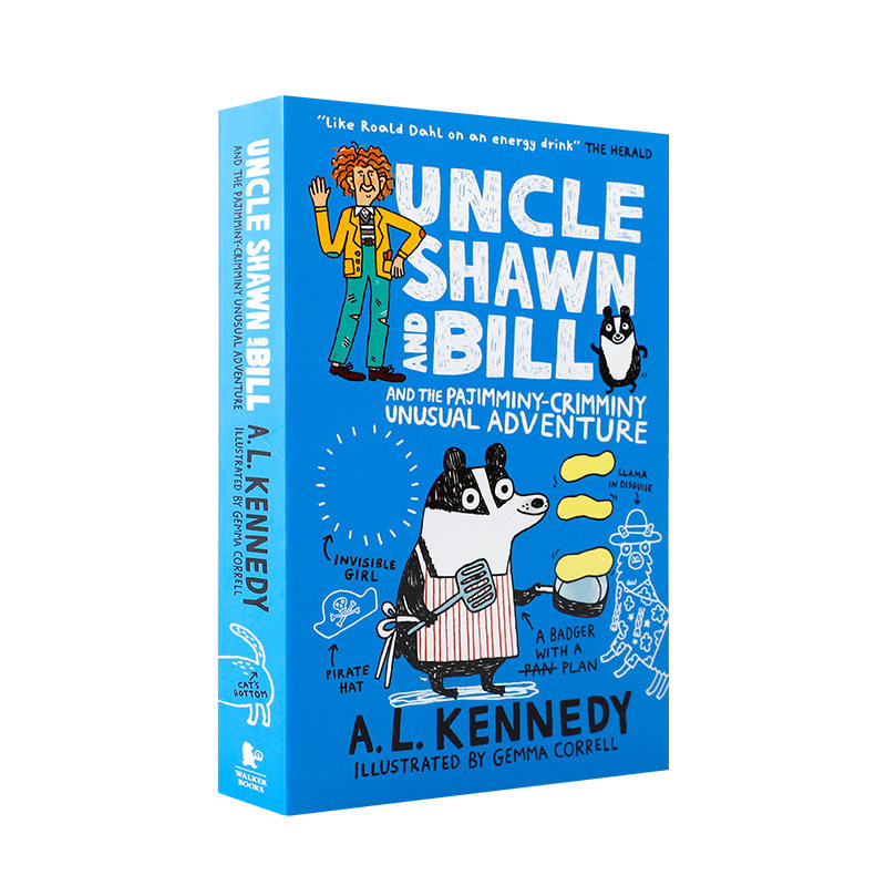 英文原版肖恩叔叔和比尔不同寻常的冒险#2Uncle Shawn and Bill and the Pajimminy-Crimminy Unusual Adventure儿童小说章节