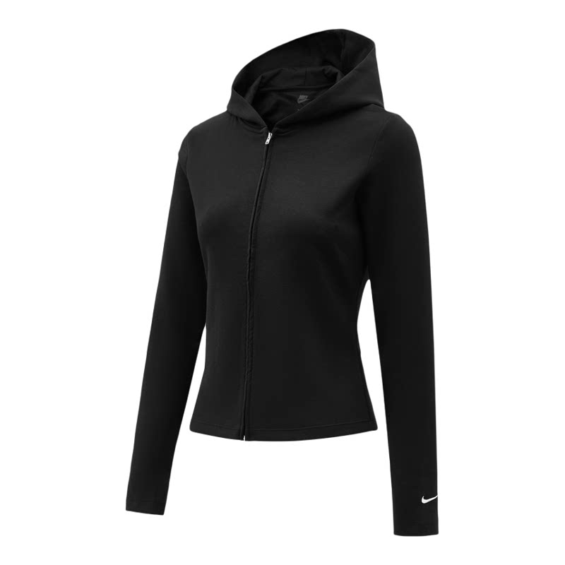 滔搏丨NIKE耐克女子修身长袖开襟上衣健身训练夹克外套IM8380-010