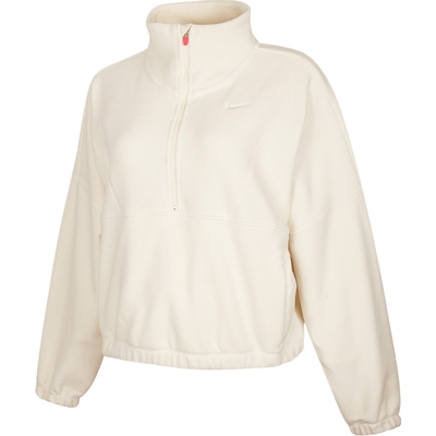 NIKE耐克女子运动训练摇粒绒半拉链立领套头衫卫衣IO0254-047