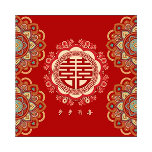 结婚走廊地毯红色舞台喜庆地垫访华婚庆混纺婚礼装饰结婚用品大全
