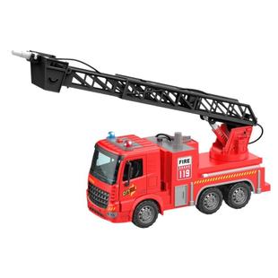 可开门大号儿童消防车玩具喷水惯性升降云梯洒水救火男孩119火警