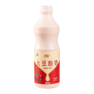 豆妃大豆纯素食酸奶无蛋原味酸乳糖酸菌蛋白益生元代餐植物薛三三
