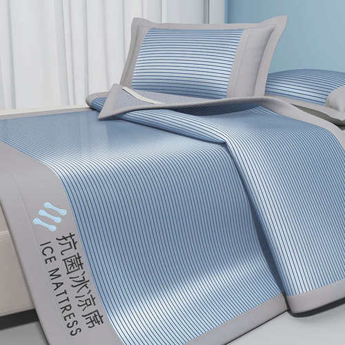 A类抗菌凉席夏天2025新款席子冰丝席床垫床笠款冬夏两用竹席草席