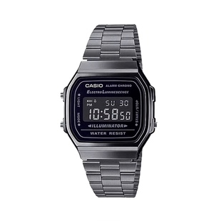 casio卡西欧手表男小银表2025新款小方块学生女款电子表A168WGG-1