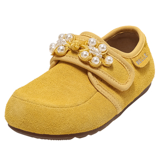 慕斯丨百丽童鞋小女孩公主鞋秋季新款女童勃肯鞋儿童汉服鞋平底鞋