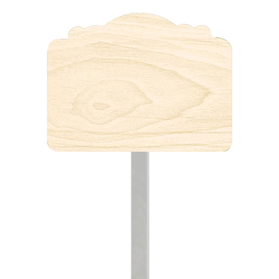 手写班牌空白菜地标识牌手绘菜园插地牌班牌定制幼儿园种植区牌子幼儿园班级牌种植牌小农场劳动实践基地牌子