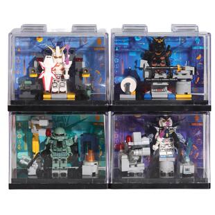 高达扎古强袭人仔机甲独角兽自由敢达机器人拼装手办模型积木玩具