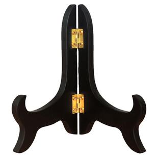 展示盘装饰盘子支架托架相框实木工艺品瓷盘架摆件架普洱茶饼架子