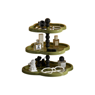 中古玄关钥匙收纳摆件入户进门托盘卧室客厅轻奢高级香薰蜡烛装饰