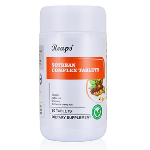 美国进口瑞普斯REAPS大豆复合片可搭配女性雌激素大豆异黄酮补充