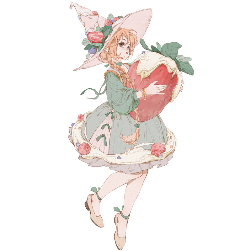 和纸胶带小清新文艺手帐装饰贴纸少女心唯美梦幻童话 草莓甜甜