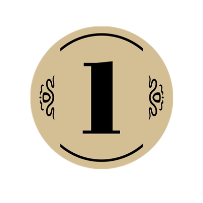 桌号贴防水餐饮店数字塑料桌号牌