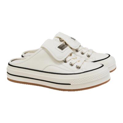 fed包头拖鞋春季新款女鞋一脚蹬半拖鞋翻盖穆勒鞋女S0225-YAB310