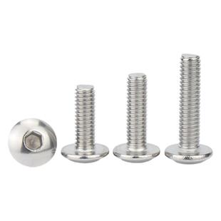304不锈钢大扁头内六角螺丝大伞头螺钉圆头螺栓M3M4M5M6M8