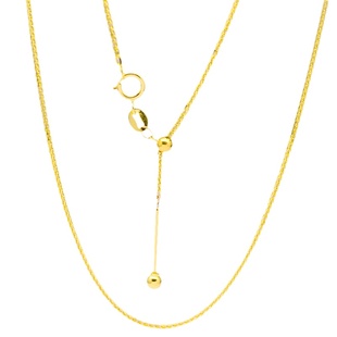 针式链18k金彩金纯金穿珠肖邦链项链女可调节白金玫瑰金au750