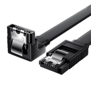 SATA3.0硬盘线数据线高速固态机械硬盘串口线ssd连接线传输线台式机电脑直头弯头转接读取线连dvd主板通用