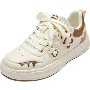 巴拉巴拉女童板鞋中大童小白鞋儿童加绒鞋子春秋款童鞋宝宝运动鞋