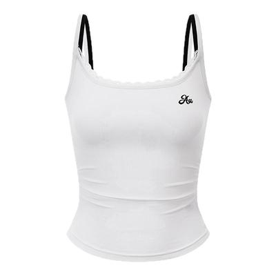 ACME AURA美式辣妹蕾丝拼接简约吊带背心上衣