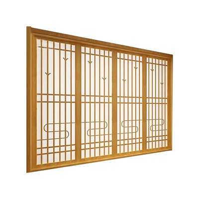 日料推拉门包厢隔断格栅榻榻米日式格子移门推拉门定制料理店民宿