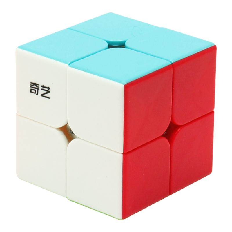 奇艺实色二阶三四五魔方贴纸顺滑初学者比赛专用儿童益智玩具正品