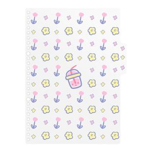 透明插袋分隔页活页本分页塑料袋文件夹分页标签索引纸隔页板pp塑料索引卡分类纸b5记事本分隔页分类卡索引贴