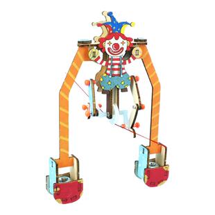 DIY小丑走钢丝小学生科技小制作实验玩具手工材料包stem创意发明