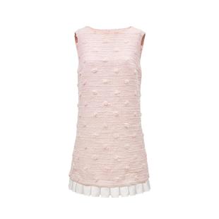 [新降五折]绫致VeroModa连衣裙女25春夏花朵亮丝装饰小香风娃娃裙