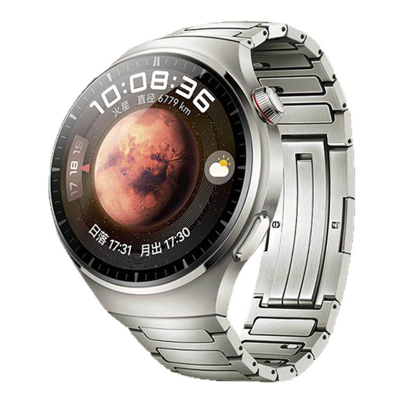 适用华为watch4pro表带男秒变火星钛新款钛金属的男士gt4手表带运动原装gt3pro智能手表蔚蓝地球钢带太空探索