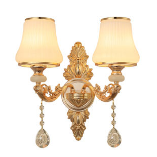 客厅壁灯欧式壁灯水晶壁灯过道楼梯壁灯卧室床头灯电视背景墙壁灯