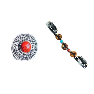 现在就出发3金晨同款发夹头饰边发夹精致复古休闲民族风藏式国风