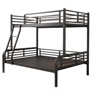 上下床双层床家用铁艺高低床宿舍上下铺铁架床加固铁床加厚子母床