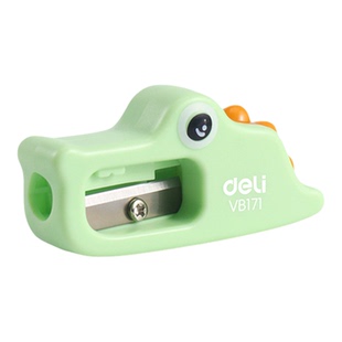 得力小鳄鱼造型卷笔刀小型便携转笔刀削笔刀儿童小学生专用一年级手动铅笔削笔器幼儿园奖品迷你铅笔刀卡通