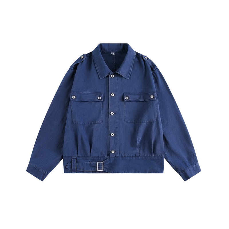 BLNKWearHouse美式军事风复古大口袋工装外套男女vintage休闲夹克