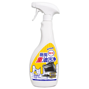 传化油污净神器去重油厨房油烟机清洁剂瓷砖玻璃高效去油污500g*2