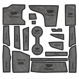 凯迪拉克ct5 xt5车内装饰用品大全水杯垫xt6 4内饰改装配件门槽垫