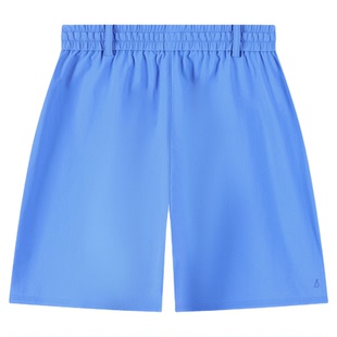 Allbirds Retreat夏季日常通勤商务休闲女士蓝色针织口袋裤子短裤