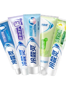 冷酸灵多效护龈抗敏牙膏温和磨料